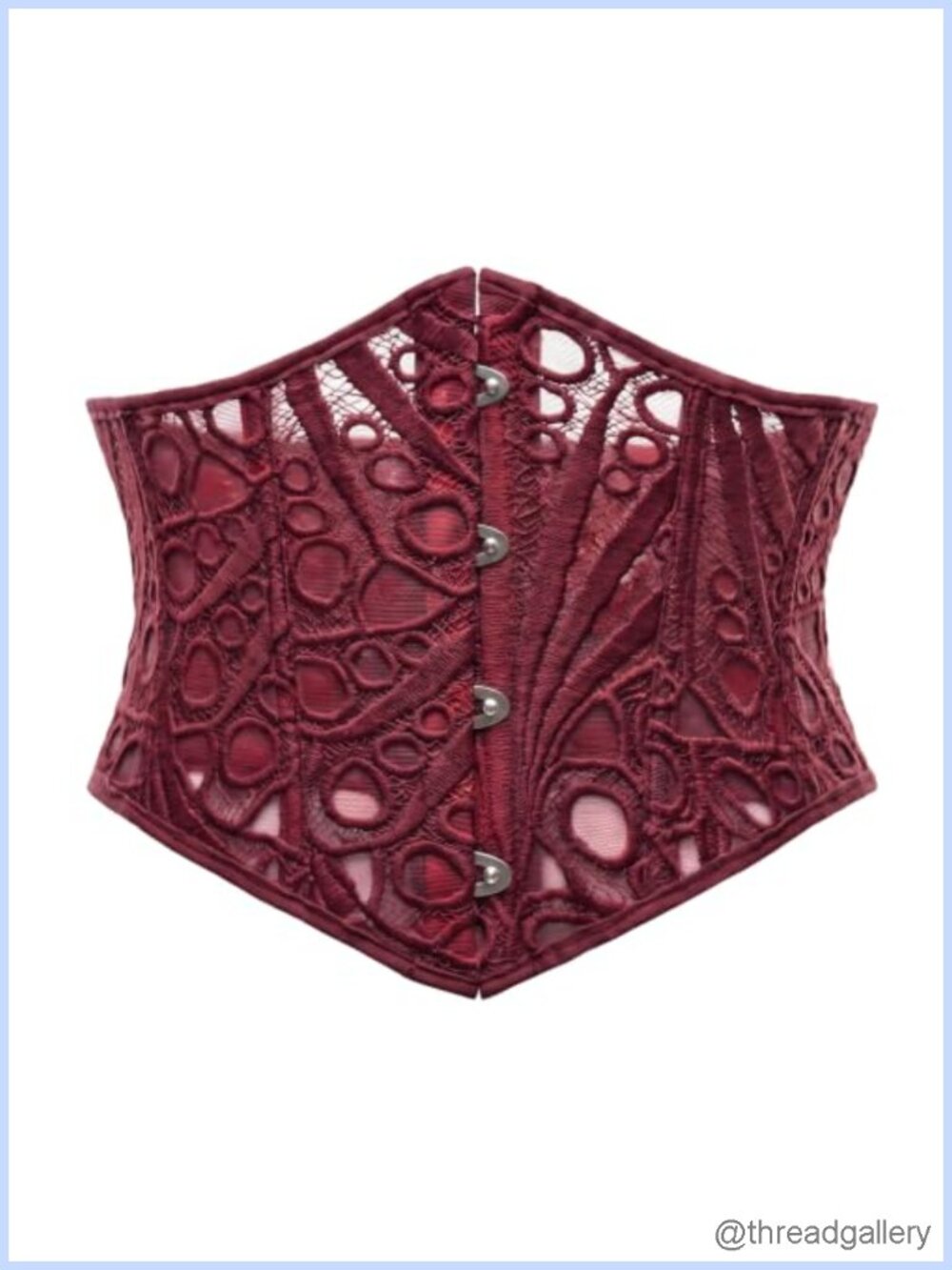 Wide Lace Corset Belt for Women 90% Polyester 10% Spandex Waist Belt